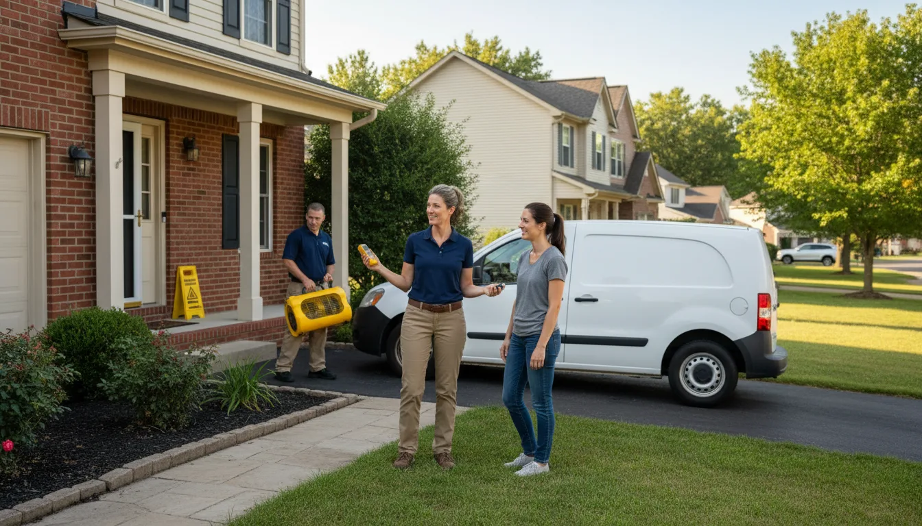 Residential water damage restoration in Solomon, AZ